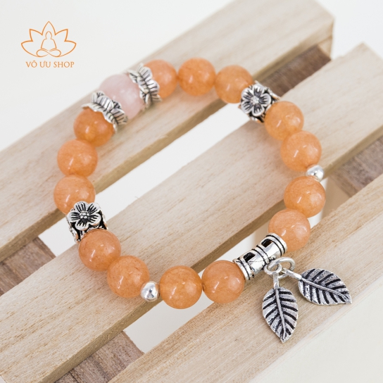 Pandora Orange Jadeite Jade bracelet